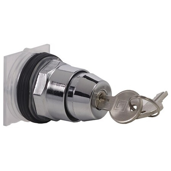 Schneider Electric KeyedSelectorSwitch,Black,2Pos,30mm 9001KS11K3E11