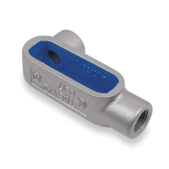 Abb Conduit Outlet Body,Iron,LL,1-1/2 In. LL57