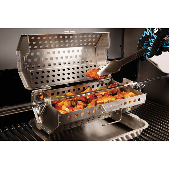 Broil King Stainless Steel Rotisserie Tumble Basket 64875 806012