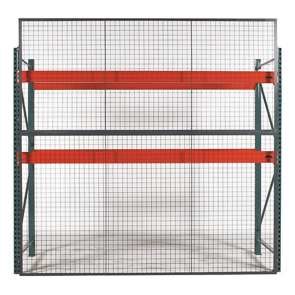 Wirecrafters Back Panel,144inW,Gray,2in BaseD BACK125