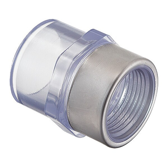 PVC Female Adapter, FNPT x Solvent, 1 in Pipe Size