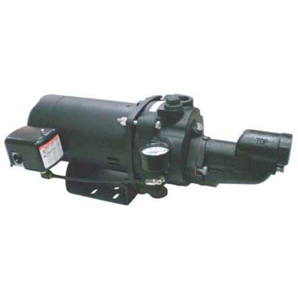 Dayton Shallow Well Jet Pump,CI,1/2HP,115/230V 5UXJ9