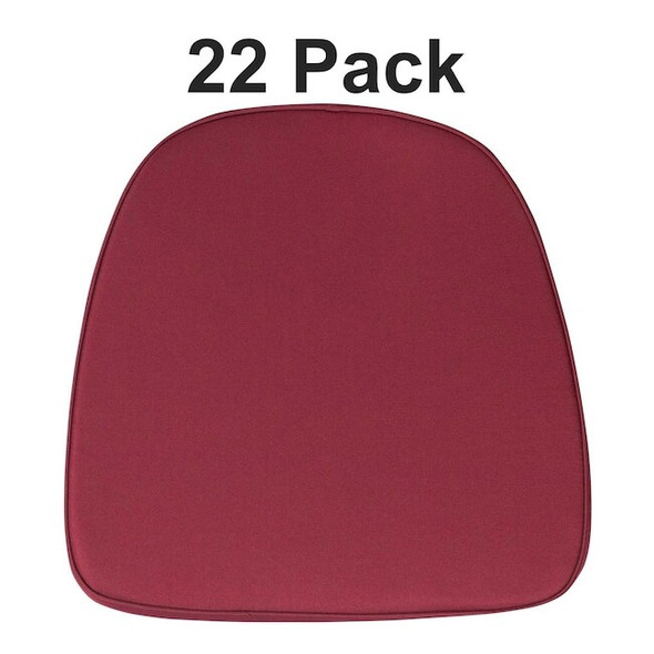 Flash Furniture Soft Burgundy Fabric Chiavari Chair Cushion,PK22 22-BH-BURG-GG