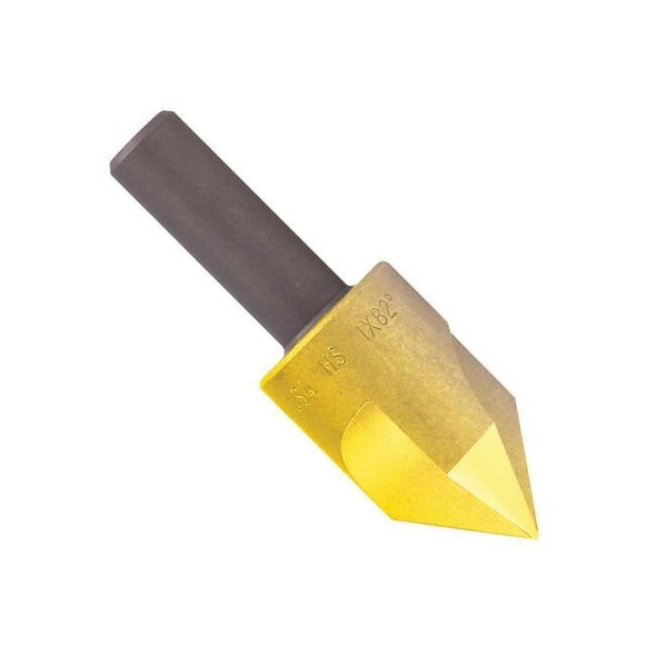 Keo Drill/Countersink,6 FL,90 deg.,3/8in,TiN 919-000-380