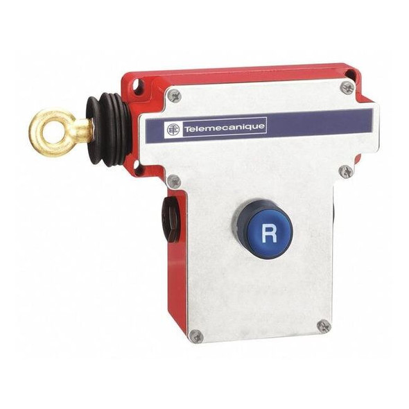 Telemecanique Sensors Cable Pull Switch,10A,Left,1NO+1NC XY2CE2A150H7