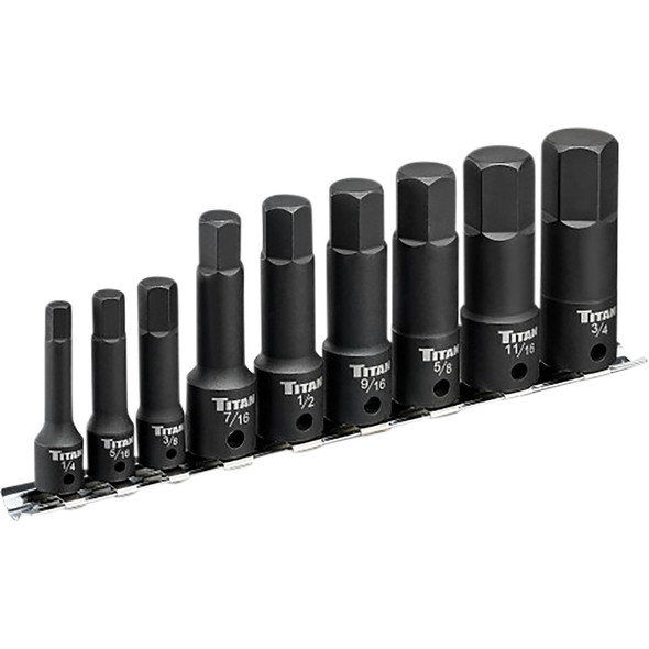 9 pc. Impact SAE Hex Bit Socket Set 49010