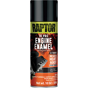 RAPTOR Engine Enamel Satin Black 10oz UP4923