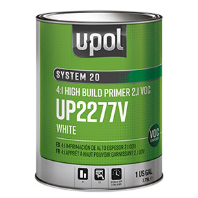 System 20 2.1 VOC 4:1 High Build Primer White - 1 Gallon UP2277V