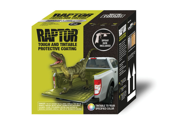 1 US Gallon Kit 2.6 VOC Raptor Liner Kit with Gun - Tintable UP0821VG