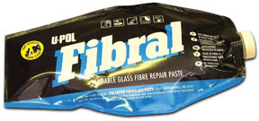 FIBRAL Fiberglass Filler, Pale Yellow, 34oz UP0754