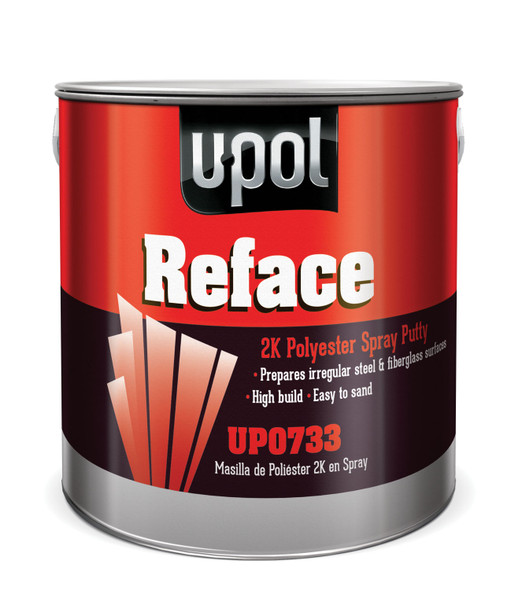 Reface - Polyester Spray Filler, White, 5lbs UP0733