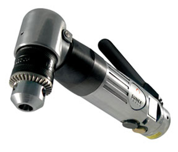 3/8" Dr. Reversible Right Angle Air Drill With Chuck SX545B