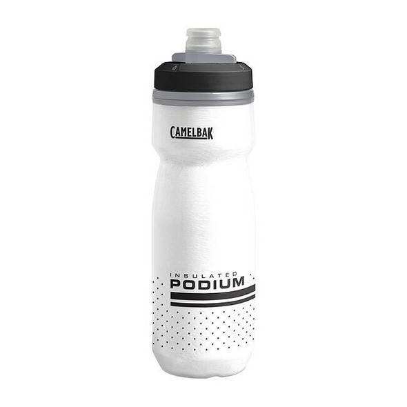Camelbak Water Bottle,21 oz.,Plastic,White Body 1874101062
