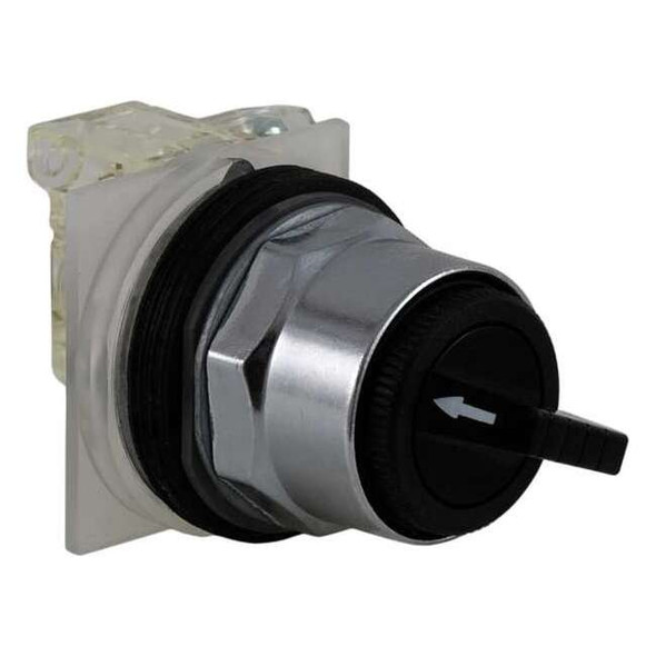 Schneider Electric SelectorSwitch,Non-Illum,3Pos,30mm,Black 9001KS44BH1