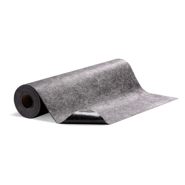 PIG Grippy Adhesive-Backed Floor Mat, (10) 36”x5’ rolls, Gray GRP36202-GY