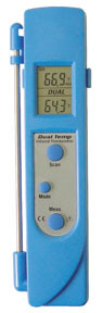 Dual Temp Infrared/Contact Probe Thermometer 52226
