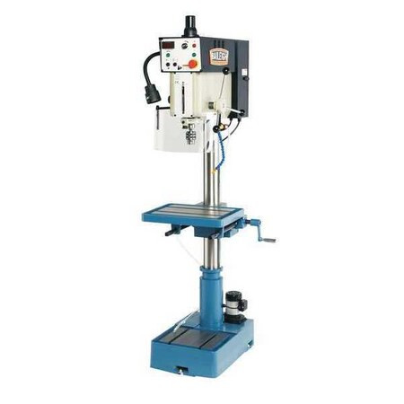 Floor Drill Press, Belt Drive, 2 hp, 230V AC V, 16 in Swing, Variable Speed