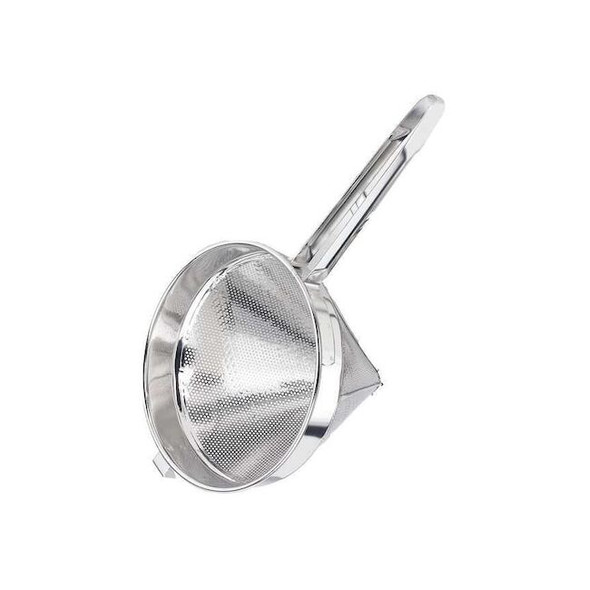Crestware Mesh Strainer,9 in. H,Steel,Coarse CCS9C