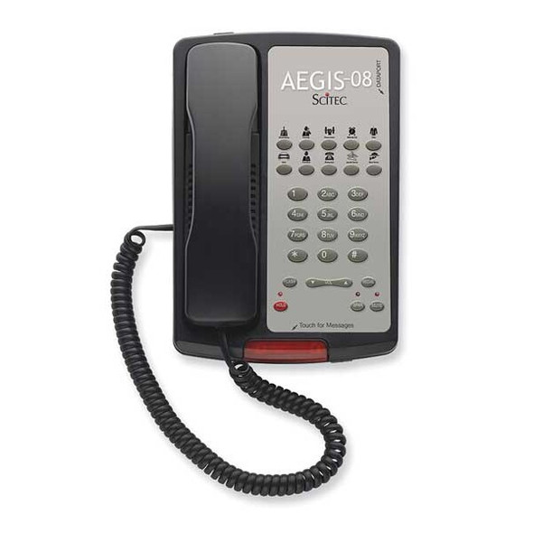 Cetis Hospitality Speakerphone, Black Aegis-10S-08 (BK) Cetis Hospitality Speakerphone, Black Aegis-10S-08 (BK)