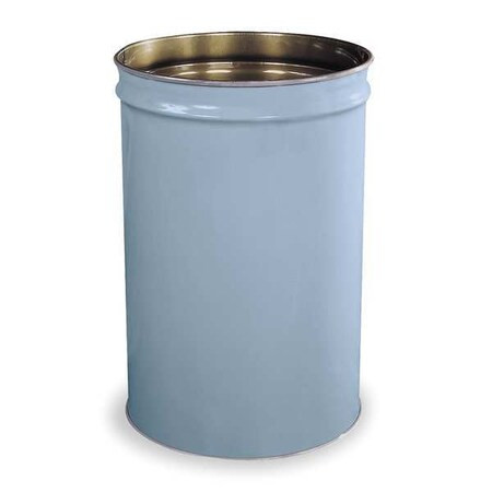 Justrite Cigarette Receptacle,55 gal.,Gray 26054