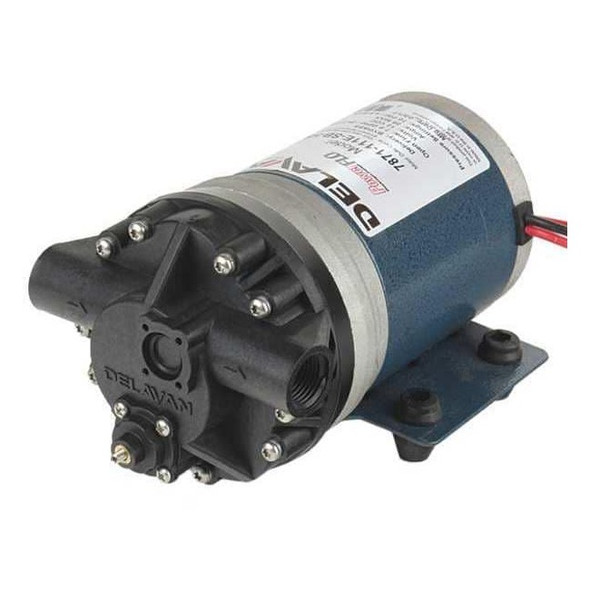 Diaphragm Pump, Polypropylene, Santoprene, 12VDC, 7.0 GPM