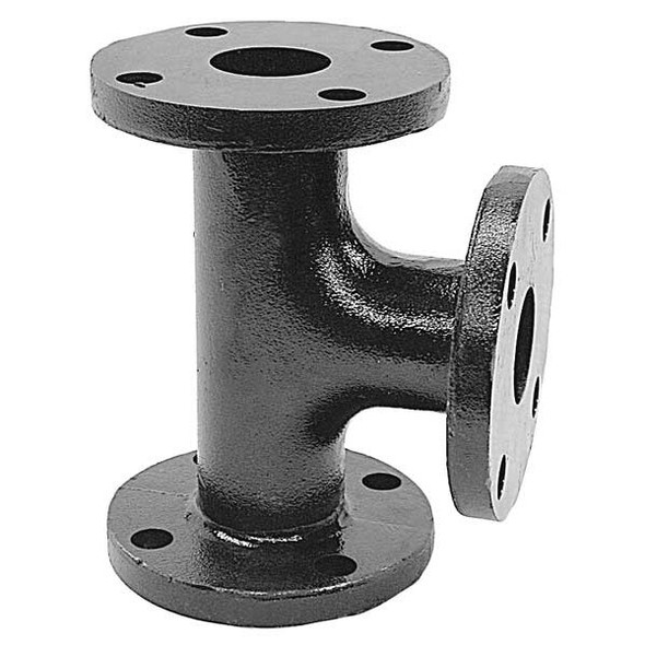 Anvil Tee Tee, 2" Pipe, Flanged, Cast Iron, Class 125 0306027400