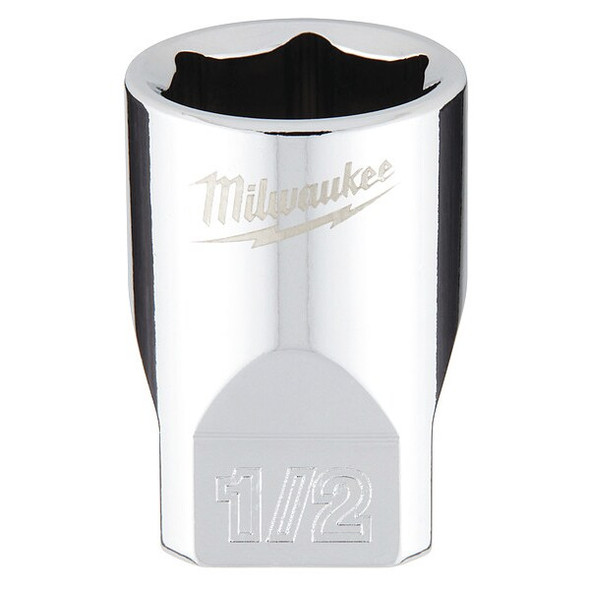 1/4 in. Drive 1/2 in. SAE 6-Point Socket with FOUR FLAT Sides