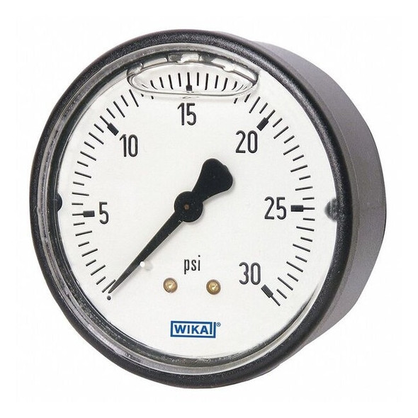 Wika Pressure Gauge,2-1/2" Dial Size,MNPT 113.13.25.1000.B