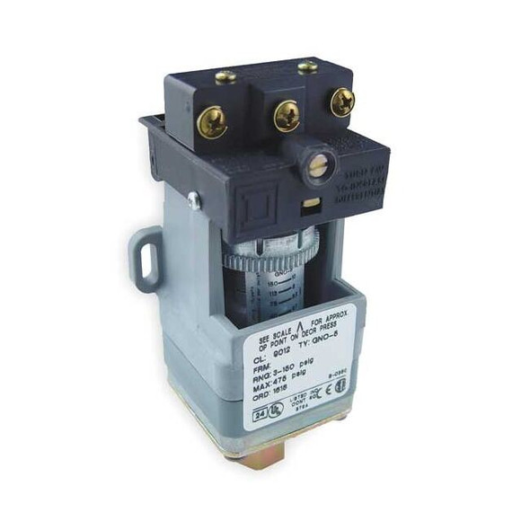 Pressure Switch, Standard, SPDT, 1 Ports, 1/4-18" FNPT, 1.5 to 75 psi Range