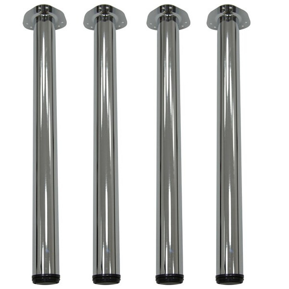 Kee Regency Kee Post Table Legs - Chrome, PK4 MTBP27CM