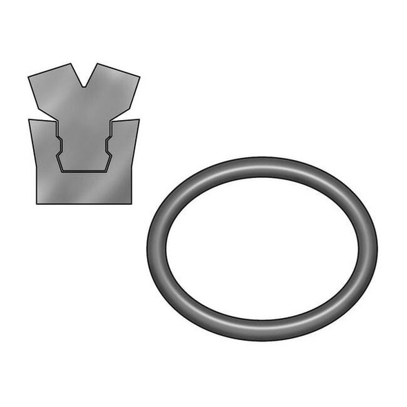 Manufacturer Varies Rod Seal,1 3/4 IDx2 1/4 OD,1/4 Wx3/8 H 2HZR6