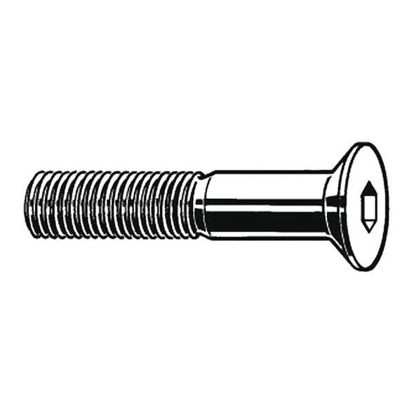 M16-2.00 Socket Head Cap Screw, Flat, Black Oxide Steel, 100 mm Length, 10 PK