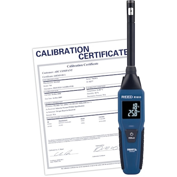 Reed Instruments Thermo-Hygrometer/Traceable Calibration R1610-NIST Reed Instruments Thermo-Hygrometer/Traceable Calibration R1610-NIST