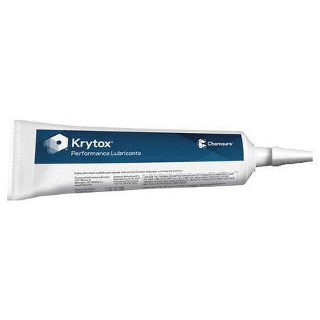 Krytox 8 oz., Tube, Synthetic, White XHT-BDZ