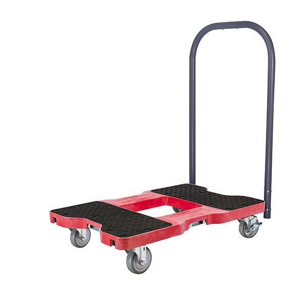 Snap-Loc Platfrm Truck,1500lb,4 Swivel Castrs,Red SL1500P4R