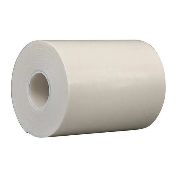 Double-Sided Foam Tape, 6 in W, 5 yd L, 1/32 in, Polyethylene Foam, Double-Sided