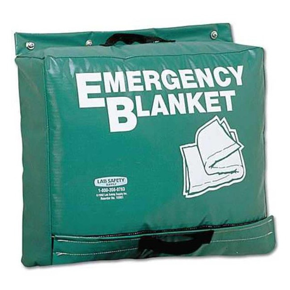 Manufacturer Varies Emergency Blanket,Green,70 In. x 82 In. 9KYD5