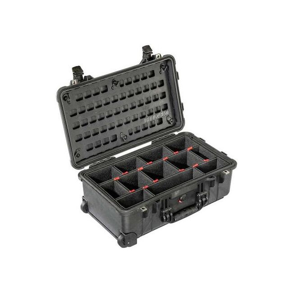 Pelican Black MOLLE Panel,Black,Plastic,13 in 1510MP