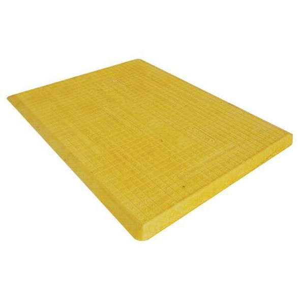 Trench Cover Fiberglass Yellow, 47.2 in W x 63 in L, 1.18 in Thick