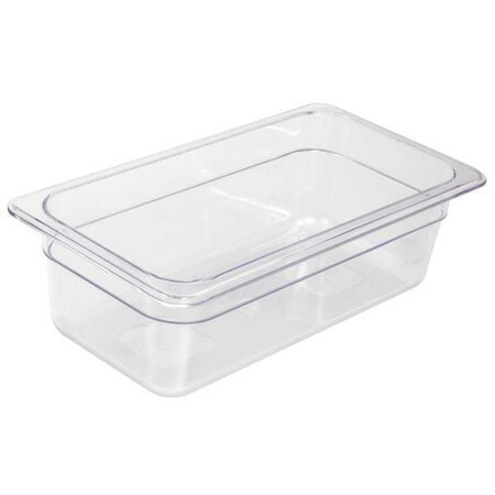 Crestware Food Pan, Polycarbonate, Third, 12-3/4 In FP36