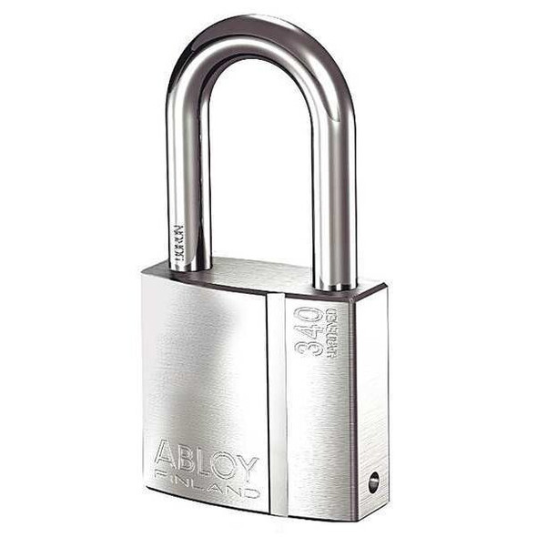 Abloy Keyed Padlock,1 3/32 in,Rectangle,Silver PLI340/50B-KD Abloy Keyed Padlock,1 3/32 in,Rectangle,Silver PLI340/50B-KD