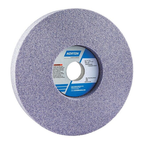 Norton Abrasives Toolroom Grinding Wheel,T5,8x1x1-1/4in 66253044382