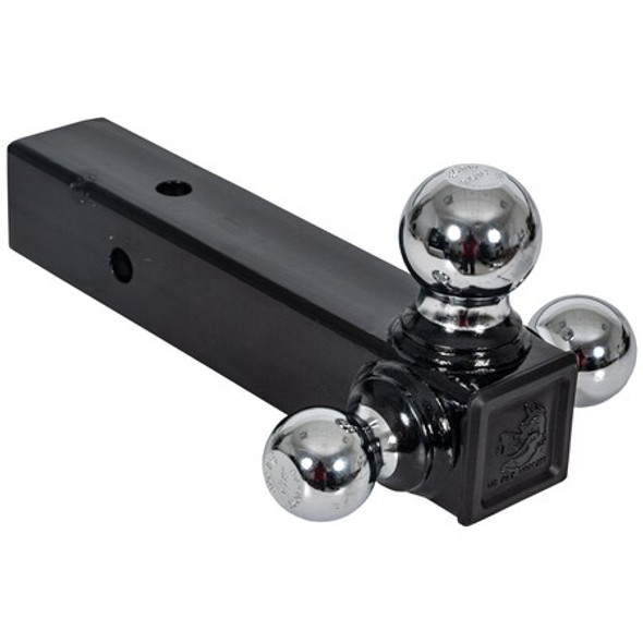 Tri-Ball Hitch with Chrome Towing Balls - 2-1/2 Inch Receiver