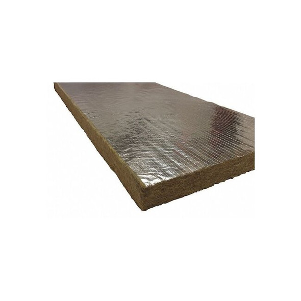 1 in x 48 in x 24 in Mineral Wool/Foil Backing 8#, Dark Brown Pack of 12