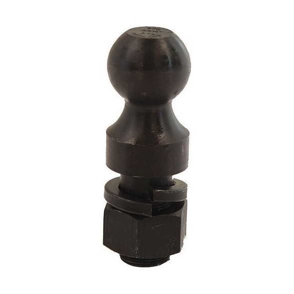 2-5/16 Inch Black Hitch Ball With 1-1/2 Shank Diameter x 2-3/4 Long+1 Inch Riser