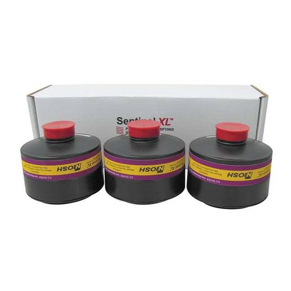 Ilc Dover Combination Cartridge/Filter, Magenta, Yellow, Threaded S-4012