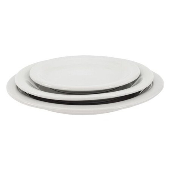Crestware Plate,6 3/8" Dia,Alpine White,PK36 ALR42 Crestware Plate,6 3/8" Dia,Alpine White,PK36 ALR42