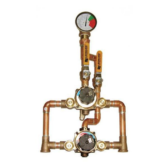 Leonard Valve Mixing Valve,Lead Free Bronze TM-420B-LF-DT-RF