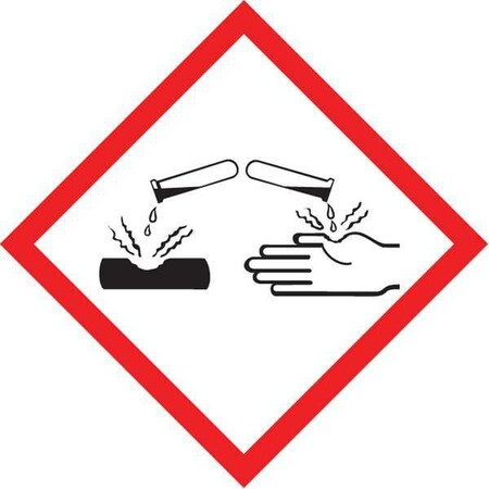 Accuform Label,Paper,2" x 2",500 Labels LZH614PS5