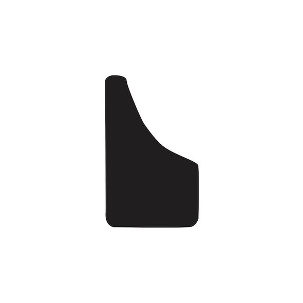 Buyers Products Mudflaps, 18 in X 10 in, Polymer, Black, 1 PR B1018PPBPKGD
